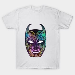 Mask Neon Shadow Silhouette Anime Style Collection No. 346 T-Shirt